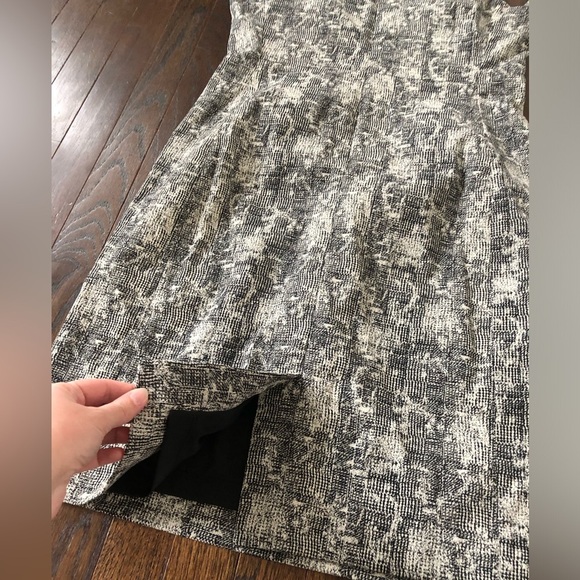 M.M. LAFLEUR Women’s 10 The Aditi Dress in Crackle Black/White -Knee Length- NWT - Picture 13 of 13